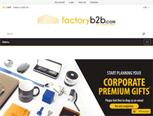 Tablet Screenshot of factoryb2b.com
